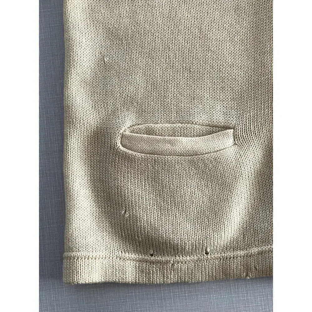 Sarby Sportswear Sz M Letterman Cardigan Sweater Cream Wool Vintage 1950's